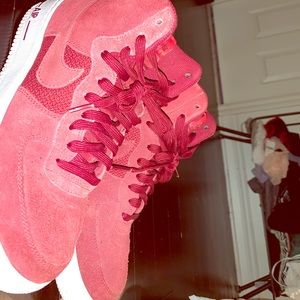 High top Nike Air Force 1s